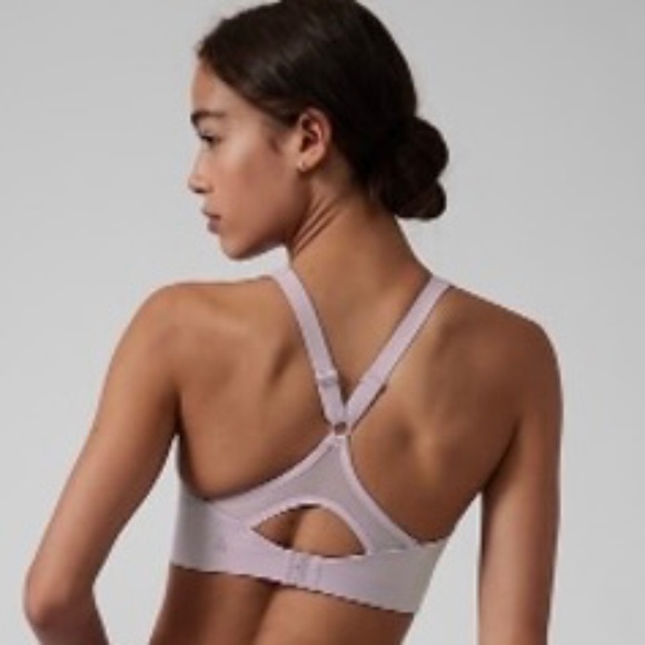 Athleta Advance Sports Bra - 34C - Shasta Purple / Lavender - Repaired! - Picture 2 of 7